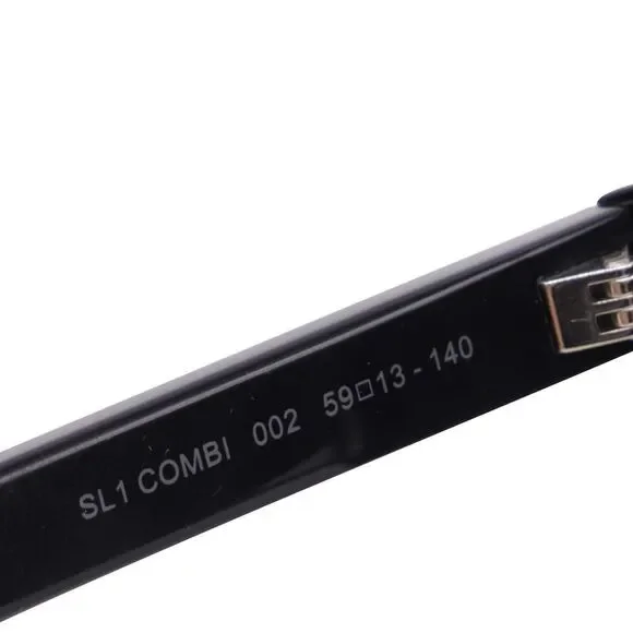 Saint Laurent Square Frame Sunglasses in Black Acetate